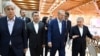 Президент Казахстану Касим-Жомарт Токаєв (перший ліворуч) серед інших лідерів держав на саміті в Самарканді, Узбекистан, 11 листопада 2022 року