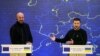 Шарль Мішель (л) та Володимир Зеленський у Києві, 3 лютого 2023 року