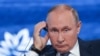 Президент Росії Володимир Путін під час Східного економічного форуму у Владивостоці. Росія, 7 вересня 2022 року