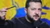 Президент України Володимир Зеленський відповідає на запитання журналістів під час підсумкової пресконференції. Київ, 19 грудня 2023 року 