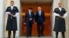 Georgia - Georgian Prime Minister Irakli Gharibashvili (R) and his Armenian counterpart Nikol Pashinian meet in Tbilisi, January 26, 2024.