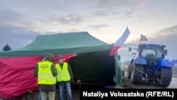 Протест польських фермерів на пункті пропуску Медика – Шегині, листопад 2023 року