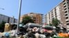 Преполни контејнери со отпад во Скопје, 10 јули 2023