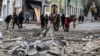 Наслідки російських обстрілів у Херсоні, лютий 2024 року