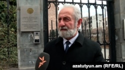 Armenia - Gagik Baghunts, the acting Karabakh parliament speaker, talks to RFE/RL, February 20, 2024.