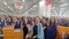 Radnice i radnici južnokorejske fabrike "Yura" u Leskovcu štrajkuju tražeći veće plate, Srbija, Leskovac, 13. jun 2024.