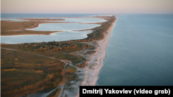 The Kinburn Spit in Ukraine's Mykolayiv region