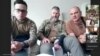 Скрыншот відэагутаркі апублікаваў полк Каліноўскага