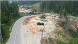 Jahorina, Bosnia and Herzegovina, preparatory works on the construction site