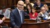 Prime Minister-elect Milos Vucevic lays out his party's priorities for Serbia after naming a new government on May 1. 