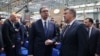 Српскиот претседател Александар Вучиќ и хрватскиот премиер Андреј Пленковиќ (фотоархива).