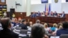Седница на Собраниска комисија за уставни прашања на која се разговара за владиниот предлог за вметнување на Бугарите во Преамбулата