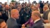 Претседателот Пендаровски и премиерот Ковачевски на прием во ООН, 18 септември 2023