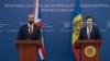  Șeful diplomației britanice, James Cleverly și omologul său de la Chișinău, Nicu Popescu.