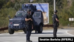 Policija u blizni sela Banjska, 26. septembar 2023.