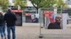 Budva je jedini od 18 evropskih gradova koji nije dozvolio izložbu antiratnih i opozicionih aktivista "Lica ruskog otpora", kažu organizatori (fotografija sa izložbe u Berlinu, Njemačka, 9. oktobra 2023.)