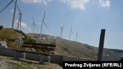 A wind farm in nearby Bosnia-Herzegovina (file photo)