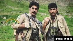 عکسی که از دو عضو کشته شده حزب دموکرات کردستان ایران در شبکههای اجتماعی منتشر شده است