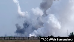 Дэтанацыя боепрыпасаў пасьля пацэльваньня. Ілюстрацыйнае фота