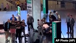 صحنه محل حمله به رشدی