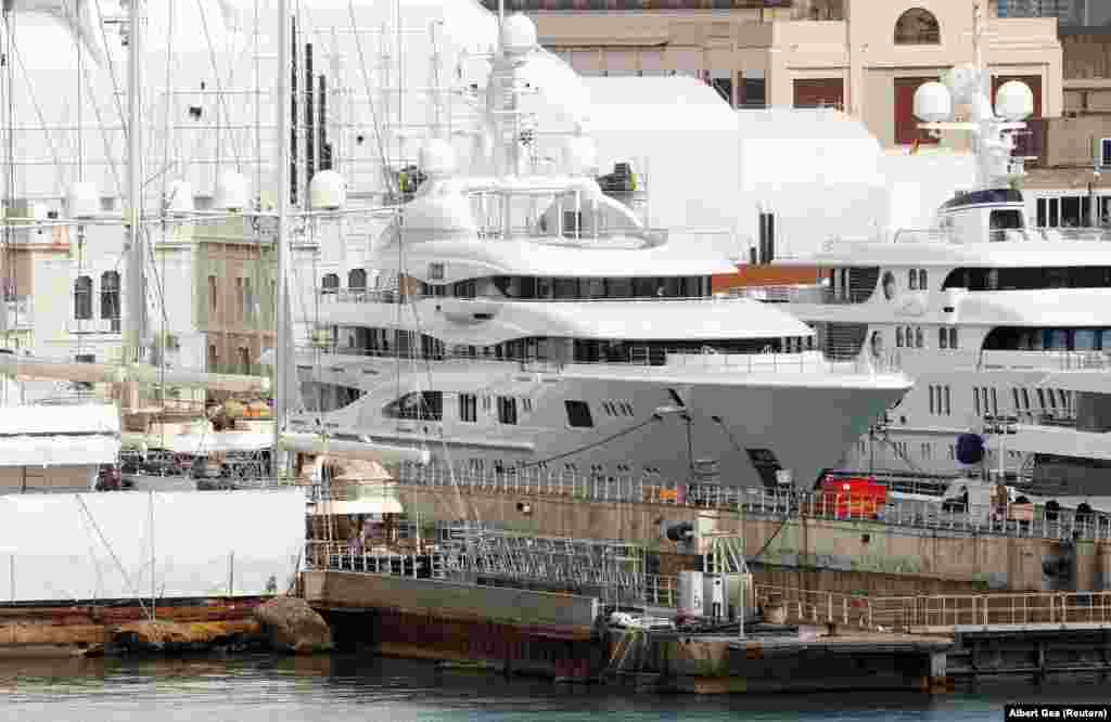 Estimated to be worth $140 million and believed to be owned by Sergei Chemezov, the 85-meter Valerie was undergoing repairs at the Port of Barcelona when it was seized. Chemezov is the CEO of Rostec, a Russian state-owned defense conglomerate. He is considered one of Putin's closest allies, with ties going back to their KGB days in East Germany. 