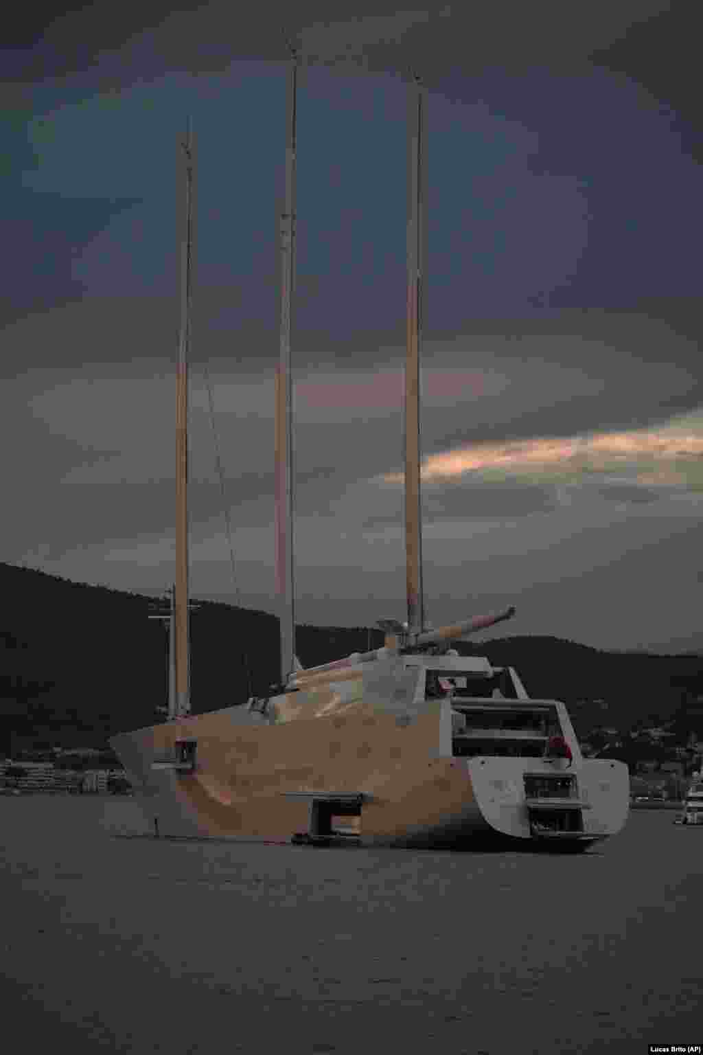 The SY A (Sailing Yacht A) owned by Russian oligarch Andrei Melnichenko was seized by Italian authorities on March 11. Various estimates put the value of the vessel at close to $600 million. The European Council says Melnichenko is "involved in economic sectors providing a substantial source of revenue to the government of the Russian Federation, which is responsible for the annexation of Crimea and the destabilization of Ukraine." A spokesperson for Melnichenko said, "We will be disputing these baseless and unjustified sanctions, and believe that the rule of law and common sense will prevail."