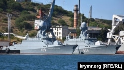 Російські військові кораблі в окупованому Севастополі, архівне фото