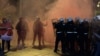 Судири меѓу полицијата и демонстрантите во Подгорица, 12 декември 2022