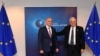 Архивска фотографија, македонскиот премиер Димитар Ковачевски во Брисел на средба со еврокомесарот Жозеп Борел