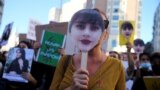 Protesti u znak podrške ženama u Iranu nakon smrti Mahse Amini, Madrid, Španija 1. oktobar 2022.