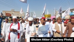 په لکي مروتو کې له مودې راهیسې د امنیت لپاره جرګې، مظاهرې او لاریونونه شوي دي - د ۲۰۲۲ز کال د اکتوبر ۱۶مې انځور.