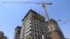 Armenia - A construction site in Yerevan, July 2, 2021.