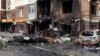 The Burned-Out Streets Of A Ukrainian Town's 'Sweet Home' Neighborhood screen grab