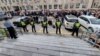 Илустрација - Фотографија од протестот на матичните лекари пред Министерството за здравство на 7 април 2022