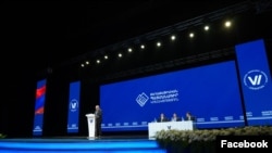 Վարչապետ Նիկոլ Փաշինյանը ելույթ է ունենում «Քաղաքացիական պայմանագիր» կուսակցության համաժողովում, արխիվ