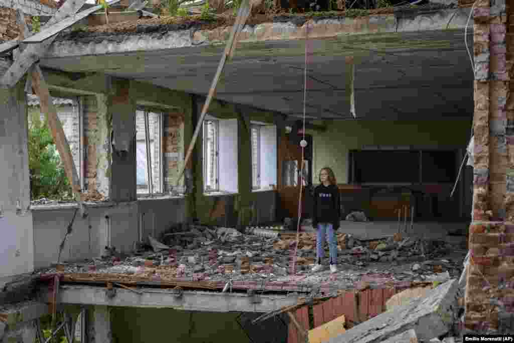 "I'm very sad. I can't believe this happened to my school," said Anna Skiban, 12.