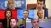 Бойко Борисов, Кирил Петков, Корнелия Нинова, Мустафа Карадайъ, Костадин Костадинов, Христо Иванов и Стефан Янев. Колаж