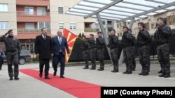 Министрите за внатрешни работи на Македонија и Бугарија, Оливер Спасовски и Иван Демерџиев, на средба во Скопје, 30.01.2023,