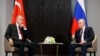 Рускиот претседател Владимир Путин и неговиот турски колега Реџеп Таип Ердоган 