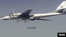 Пуск ракети з бомбардувальника Ту-95, архівне фото