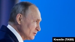 На фото: президент Росії Володимир Путін
