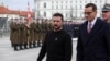 Украинският президент Зеленски на официално посещение в Полша