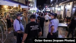 România, Verificări privind respectarea măsurilor sanitare în Centru Vechi, București