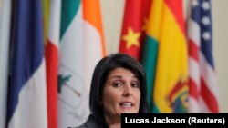 Постійний представник США в ООН Ніккі Гейлі, 2 січня 2018 року