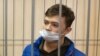 Мікіта Залатароў падчас суду, 22 лютага 2021 году.