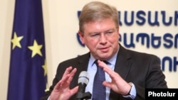Հայաստան - ԵՄ ընդլայնման եւ եվրոպական հարեւանության քաղաքականության հարցերով հանձնակատար Շտեֆան Ֆյուլեն Երեւանում, արխիվ, 27-ը սեպտեմբերի, 2012թ․