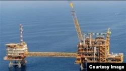 میدان گازی پارس جنوبی در آبهای خلیج فارس؛ عکس از آرشیو