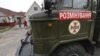 Ukraine -- Demining of the private sector in Kalynivka. September 28, 2017