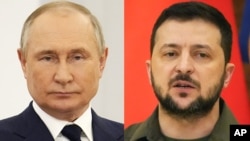 Владимир Путин ва Владимир Зеленский
