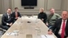 Првата средба на македонскиоте премиер Христијан Мицкоски по пристигнувањето во Вашингтон со бизнисменот Крис Павловски 